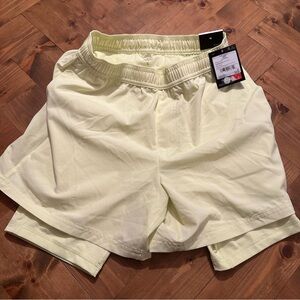 NWT DSG 2 In 1 Agility Shorts - Yellow - Mens’s Small - Lined Athletic